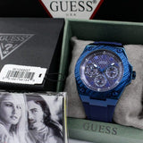 Buy Shop Guess Legacy Blue Dial Blue Rubber Strap Watch for Men - W1049G7 USA Online