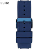 Buy Shop Guess Legacy Blue Dial Blue Rubber Strap Watch for Men - W1049G7 USA Online