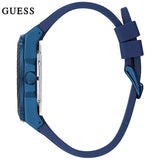 Buy Shop Guess Legacy Blue Dial Blue Rubber Strap Watch for Men - W1049G7 USA Online
