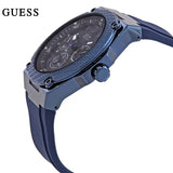Buy Shop Guess Legacy Blue Dial Blue Rubber Strap Watch for Men - W1049G7 USA Online