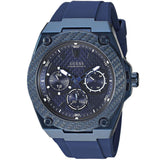 Buy Shop Guess Legacy Blue Dial Blue Rubber Strap Watch for Men - W1049G7 USA Online