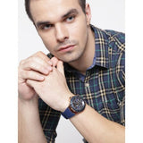 Buy Shop Guess Legacy Blue Dial Blue Silicone Strap Watch For Men - W1049G2 USA Online