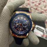Buy Shop Guess Legacy Chronograph Blue Dial Blue Rubber Strap Watch For Men - W1049G9 USA Online