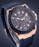 Buy Shop Guess Legacy Chronograph Blue Dial Blue Rubber Strap Watch For Men - W1049G9 USA Online