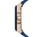 Buy Shop Guess Legacy Chronograph Blue Dial Blue Rubber Strap Watch For Men - W1049G9 USA Online