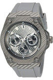 Buy Shop Guess Legacy Grey Dial Grey Silicone Strap Watch For Men - W1048G1 USA Online
