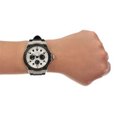 Buy Shop Guess Legacy White Dial Black Rubber Strap Watch For Men - W1049G3 USA Online