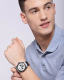 Buy Shop Guess Legacy White Dial Black Rubber Strap Watch For Men - W1049G3 USA Online