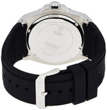 Buy Shop Guess Legacy White Dial Black Rubber Strap Watch For Men - W1049G3 USA Online