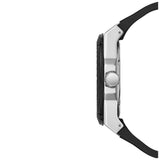 Buy Shop Guess Legacy White Dial Black Rubber Strap Watch For Men - W1049G3 USA Online