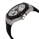 Buy Shop Guess Legacy White Dial Black Rubber Strap Watch For Men - W1049G3 USA Online