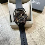 Buy Shop Guess Legend Analog Black Dial Black Rubber Strap Watch For Men - GW0648G1 USA Online
