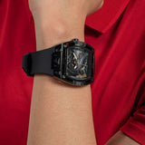 Buy Shop Guess Legend Analog Black Dial Black Rubber Strap Watch For Men - GW0648G1 USA Online