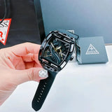 Buy Shop Guess Legend Analog Black Dial Black Rubber Strap Watch For Men - GW0648G1 USA Online