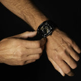 Buy Shop Guess Legend Analog Black Dial Black Rubber Strap Watch For Men - GW0648G1 USA Online