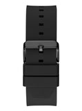 Buy Shop Guess Legend Analog Black Dial Black Rubber Strap Watch For Men - GW0648G1 USA Online