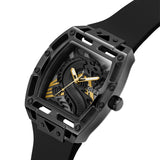 Buy Shop Guess Legend Analog Black Dial Black Rubber Strap Watch For Men - GW0648G1 USA Online