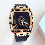 Buy Shop Guess Legend Black Dial Black Rubber Strap Watch For Men - GW0500G1 USA Online