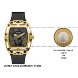 Buy Shop Guess Legend Black Dial Black Rubber Strap Watch For Men - GW0500G1 USA Online