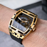 Buy Shop Guess Legend Black Dial Black Rubber Strap Watch For Men - GW0500G1 USA Online
