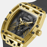 Buy Shop Guess Legend Black Dial Black Rubber Strap Watch For Men - GW0500G1 USA Online