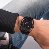 Buy Shop Guess Legend Black Dial Black Silicone Strap Watch For Men - GW0500G2 USA Online