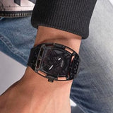 Buy Shop Guess Legend Black Dial Black Silicone Strap Watch For Men - GW0500G2 USA Online