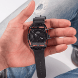Buy Shop Guess Legend Black Dial Black Silicone Strap Watch For Men - GW0500G2 USA Online