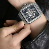 Buy Shop Guess Leo Chronograph Navy Blue Dial Blue Silicone Strap Watch For Men - GW0637G1 USA Online