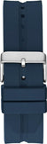 Buy Shop Guess Leo Chronograph Navy Blue Dial Blue Silicone Strap Watch For Men - GW0637G1 USA Online