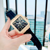 Buy Shop Guess Leo Multifunction Black Dial Black Silicone Strap Watch For Men - GW0637G2 USA Online
