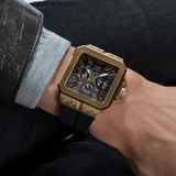Buy Shop Guess Leo Multifunction Black Dial Black Silicone Strap Watch For Men - GW0637G2 USA Online