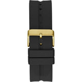 Buy Shop Guess Leo Multifunction Black Dial Black Silicone Strap Watch For Men - GW0637G2 USA Online