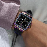 Buy Shop Guess Libra Black Dial Black Silicone Strap Watch For Women - GW0618L3 USA Online