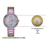 Buy Shop Guess Lily Analog Purple Dial Purple Steel Strap Watch For Women - GW0528L4 USA Online