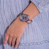Buy Shop Guess Lily Analog Purple Dial Purple Steel Strap Watch For Women - GW0528L4 USA Online