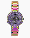 Buy Shop Guess Lily Analog Purple Dial Purple Steel Strap Watch For Women - GW0528L4 USA Online