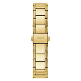 Buy Shop Guess Lily Quartz Gold Dial Gold Steel Strap Watch For Women - GW0528L2 USA Online