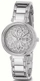 Buy Shop Guess Lily Quartz Silver Dial Silver Steel Strap Watch For Women - GW0528L1 USA Online