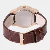 Buy Shop Guess Limelight Analog White Dial Brown Leather Strap Watch For Women - W0775l14 USA Online