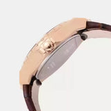 Buy Shop Guess Limelight Analog White Dial Brown Leather Strap Watch For Women - W0775l14 USA Online