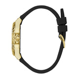 Buy Shop Guess Limelight Crystals Silver Dial Black Rubber Strap Watch For Women - GW0519L1 USA Online
