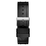 Buy Shop Guess Limelight Diamonds Black Dial Black Rubber Strap Watch for Women - GW0041L5 USA Online