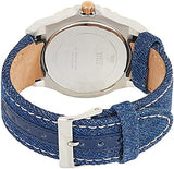 Buy Shop Guess Limelight Quartz Analog Blue Dial Blue Denim Strap Watch For Women - W0775l10 USA Online