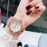 Buy Shop Guess Limelight Quartz Analog White Dial Pink Leather Strap Watch For Women - W0775l3 USA Online
