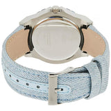 Buy Shop Guess Limelight Quartz Blue Dial Blue Leather Strap Watch For Men - W0775l1 USA Online