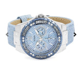 Buy Shop Guess Limelight Quartz Blue Dial Blue Leather Strap Watch For Men - W0775l1 USA Online