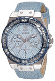 Buy Shop Guess Limelight Quartz Blue Dial Blue Leather Strap Watch For Men - W0775l1 USA Online