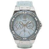 Buy Shop Guess Limelight Quartz Blue Dial Blue Leather Strap Watch For Men - W0775l1 USA Online