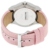 Buy Shop Guess Limelight Quartz Diamonds Pink Dial Pink Denim Strap Watch For Women - W0775l15 USA Online